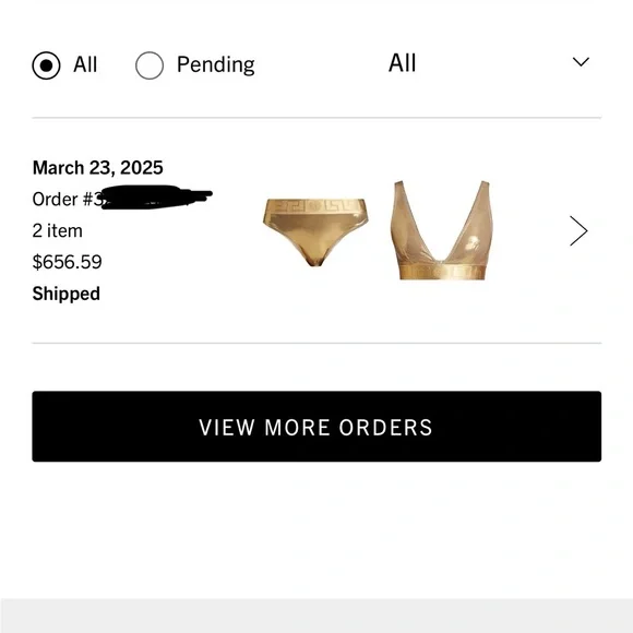 Versace Laminated Bikini